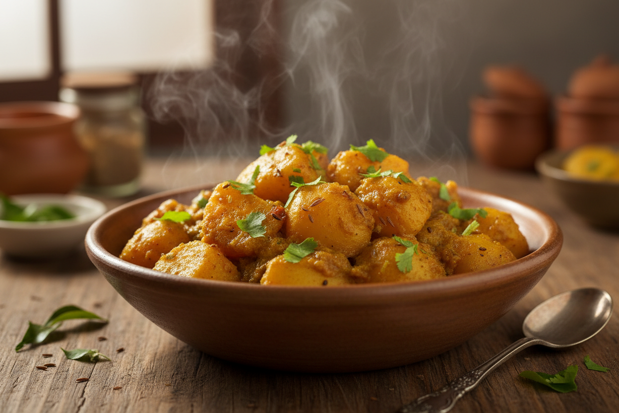 Alo Bhaji Simple, comforting potato curry