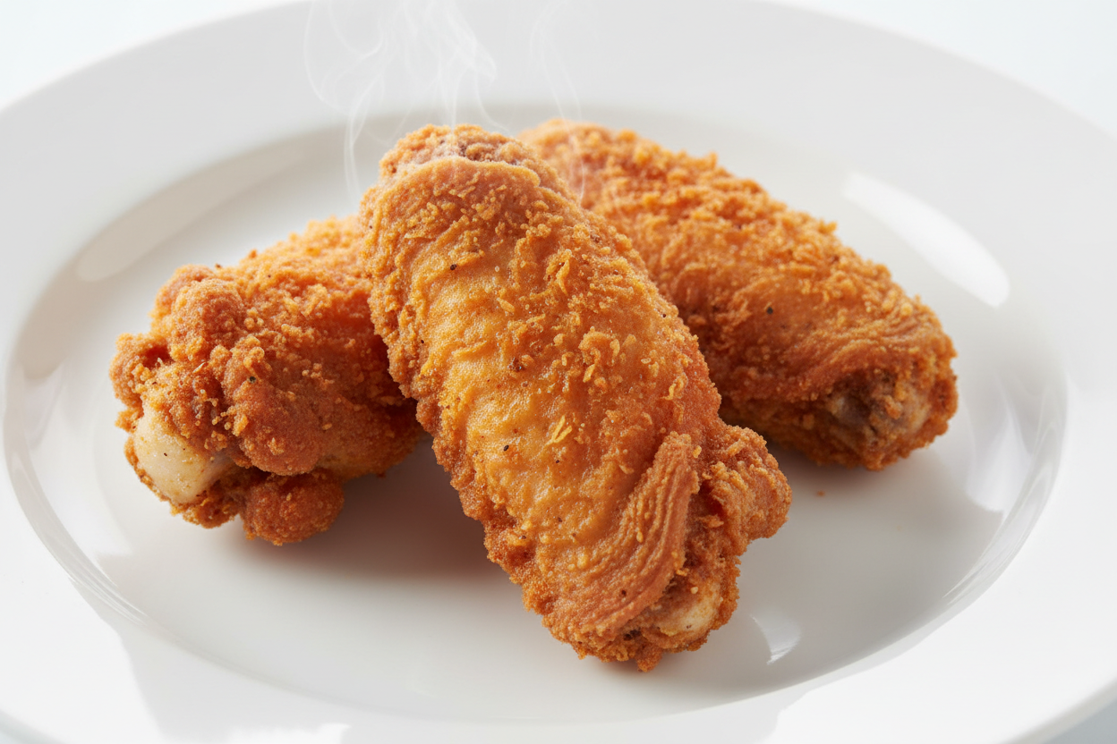 make it 3 pieces of Fry Wings